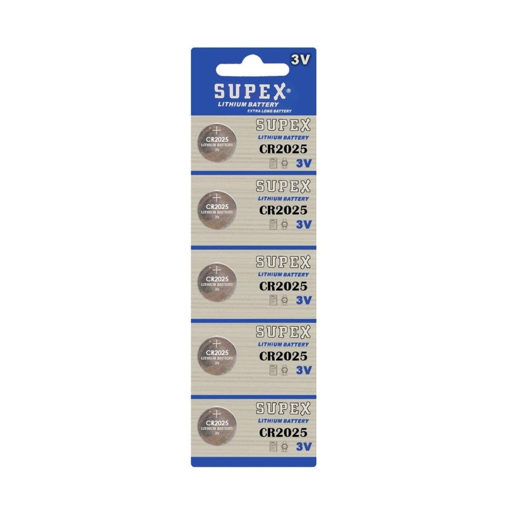 2025 Para Pil 3v Lityum 5 Adet Supex CR-2025