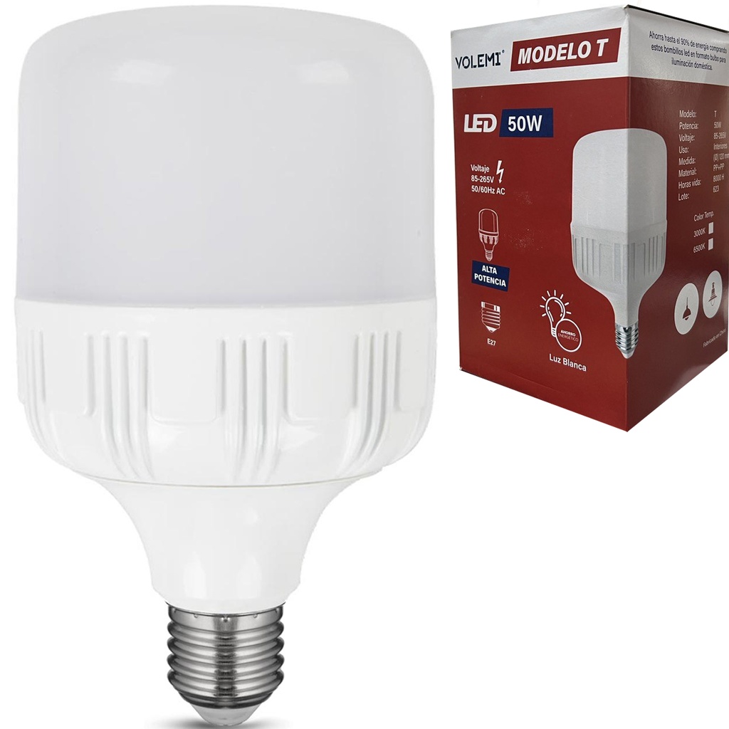 Tourch Led Ampul 220v 50w Beyaz E27 Volemi-50W