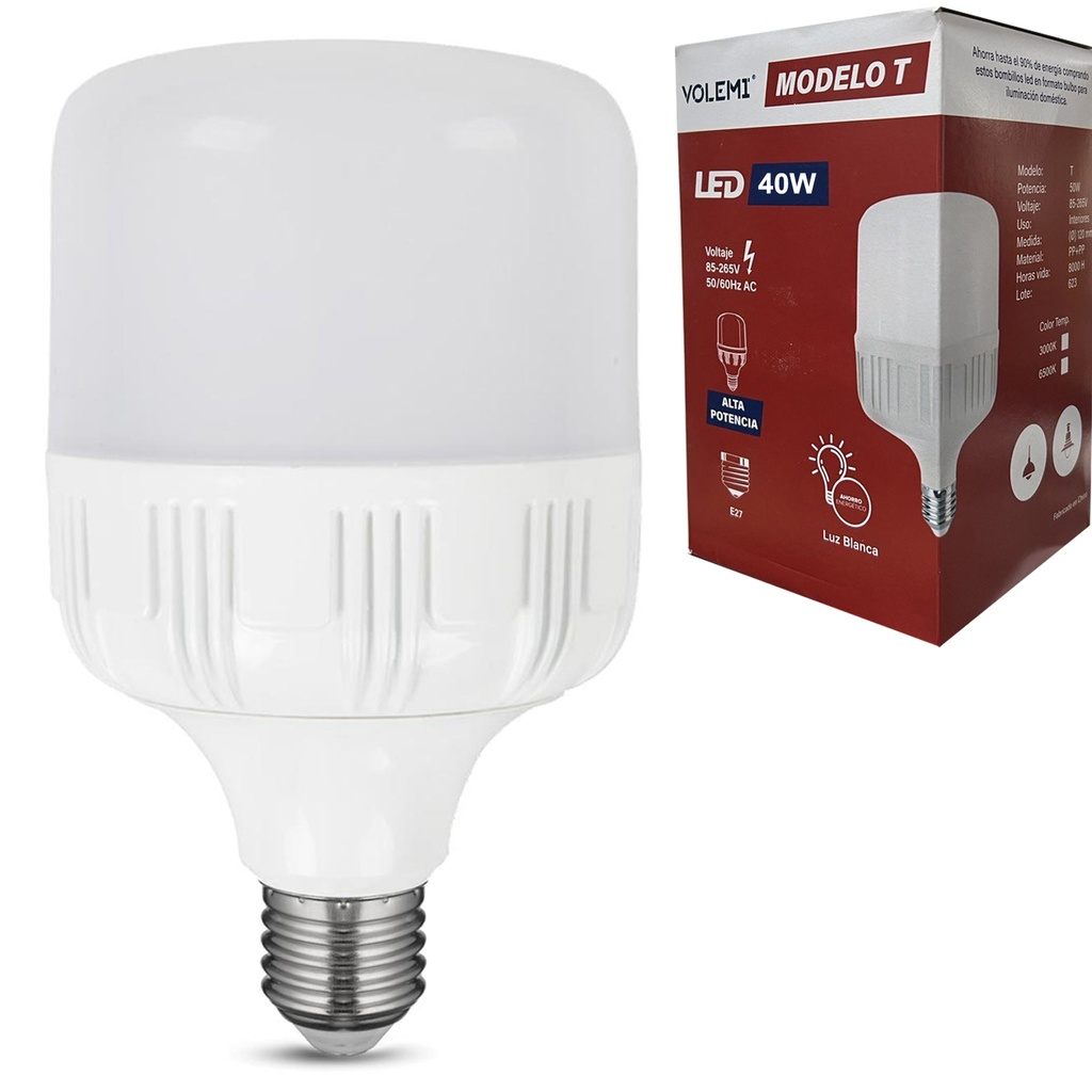 Tourch Led Ampul 220v 40w Beyaz E27 Volemi-40W