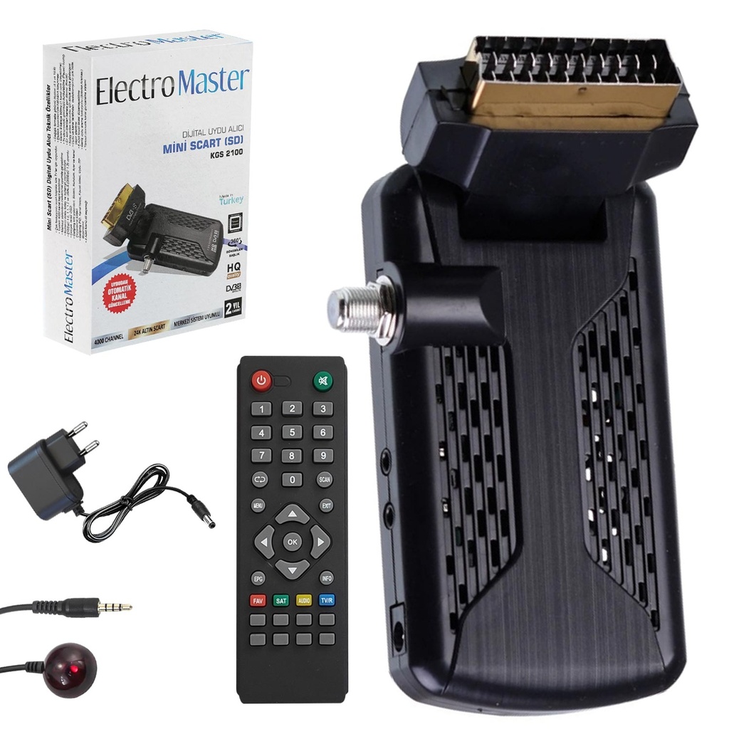 Uydu Alıcı Mini Scart SD TKGS Rose DR-5040