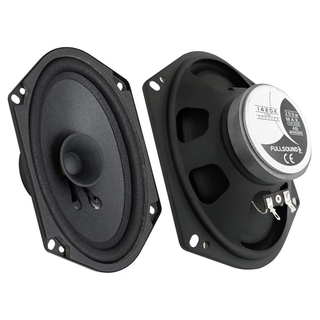 Oval 5x7 Oto Hoparlör Koaksiyel 200w 2 Adet Ford Fiat Fullsound K-1420K