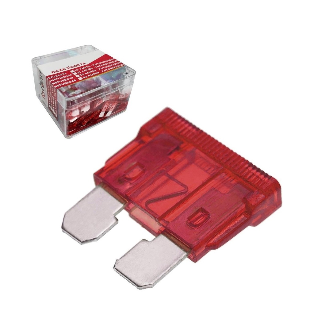 Bıçak Oto Sigorta 10a 100 Adet Fatone FUSE-001