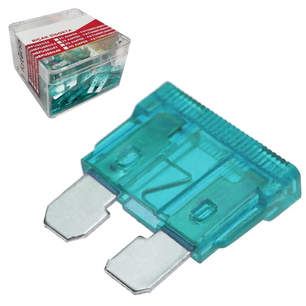 Bıçak Oto Sigorta 15a 100adet Fatone FUSE-002
