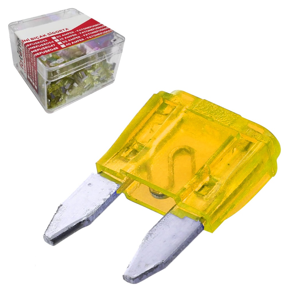 Mini Oto Sigorta 20a 100 Adet Fatone FUSE-40