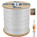 2+1 2x0.50 Tam Bakır CU CCTV Kamera Kablosu 300mt Poke PK-1320