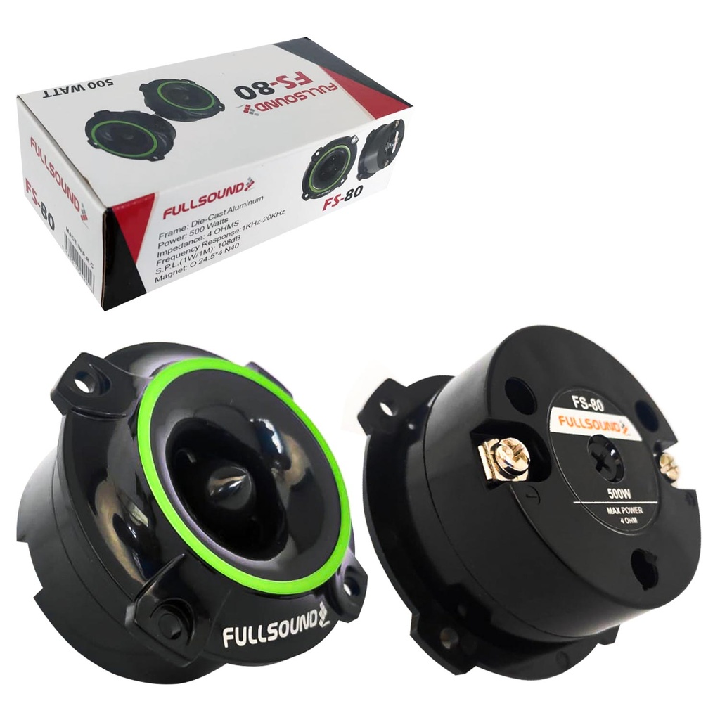 Dome Tweeter 500w 8cm Fullsound FS-80   C