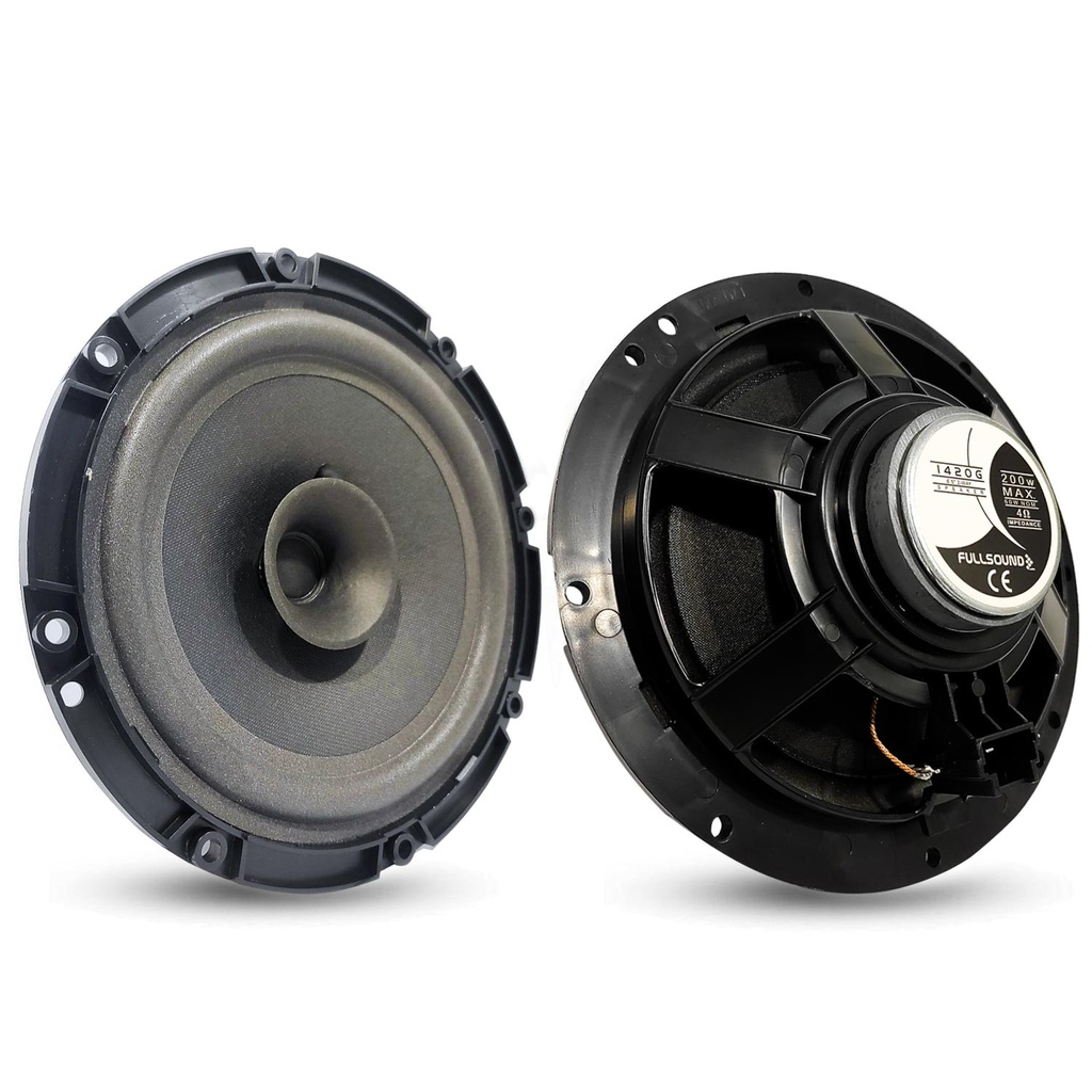 16cm Oto Hoparlör Koaksiyel 200w 1 Adet Citroen Peugeot Fullsound K-1420G