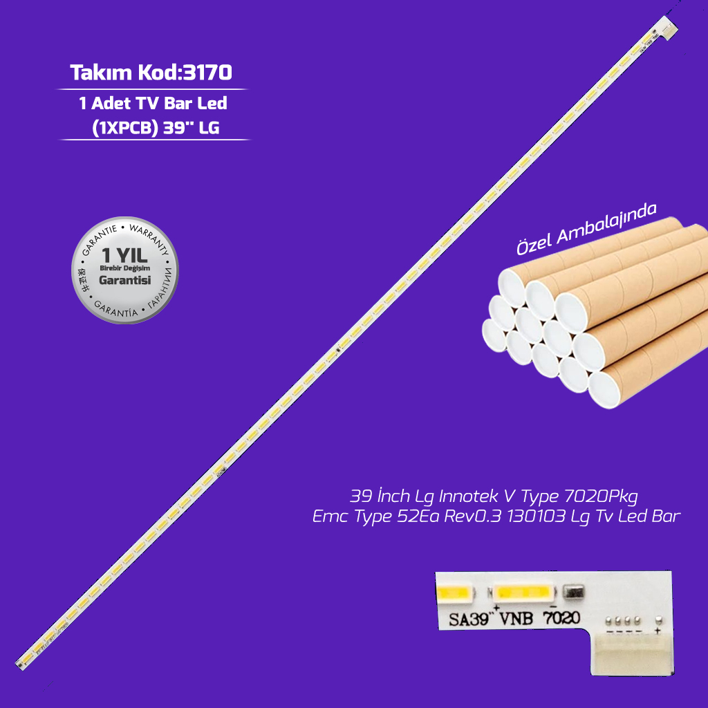 39'' Lg Innotek V Type 7020Pkg Emc Type 52Ea Rev0.3 130103 Lg Tv Led Bar