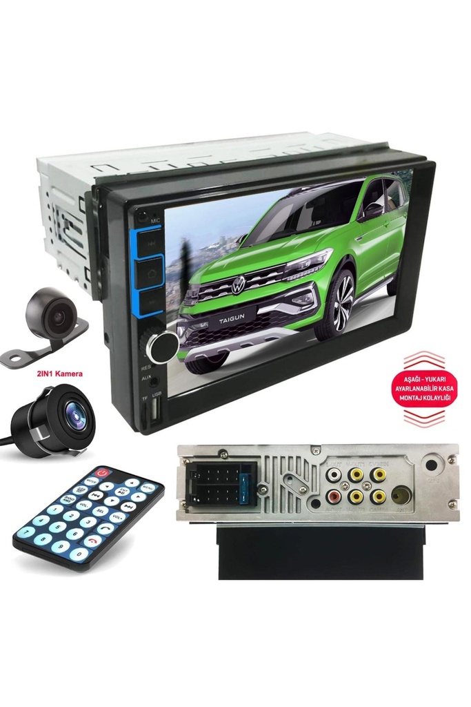 7'' Tofaş Tek Din 4x50w Ayarlanabilir Mirorlink Twogo Go-Şahin R6