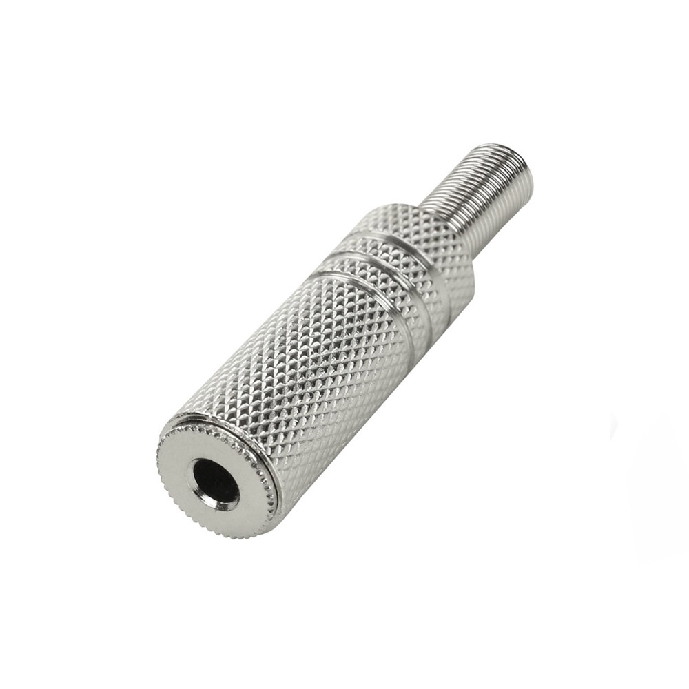 3.5mm Dişi Jack Fiş Metal PK-6321