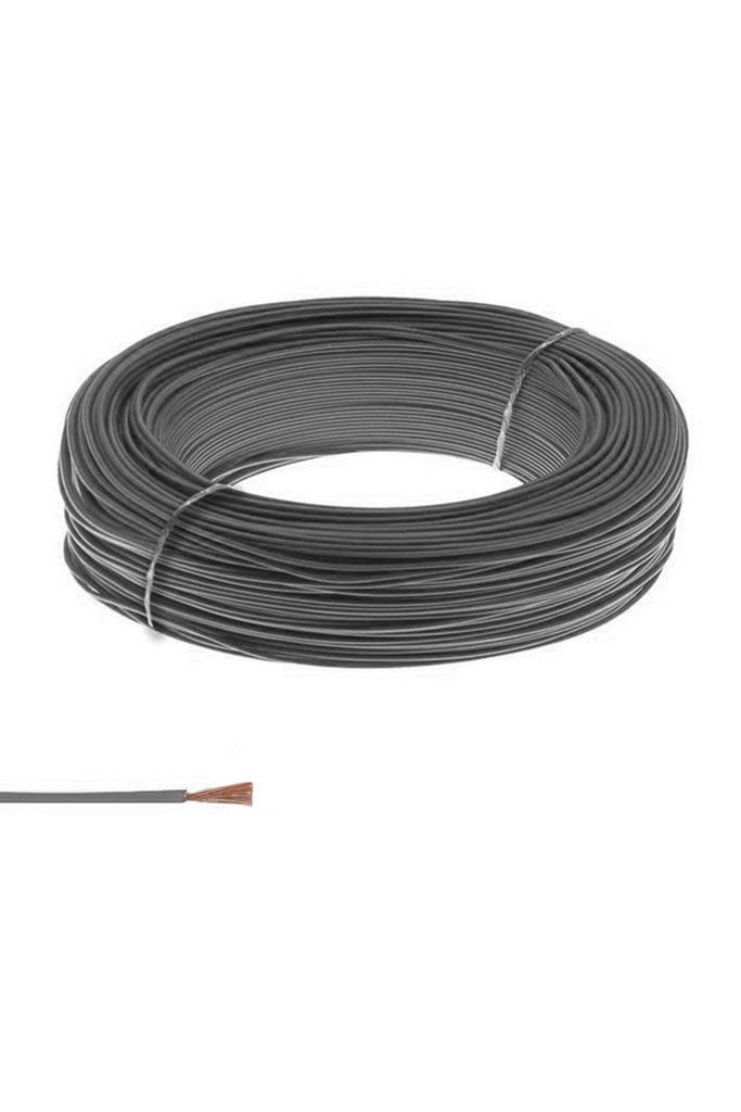 0.50 NYAF Kablo Tek Damar Siyah 200mt Poke PK-1328