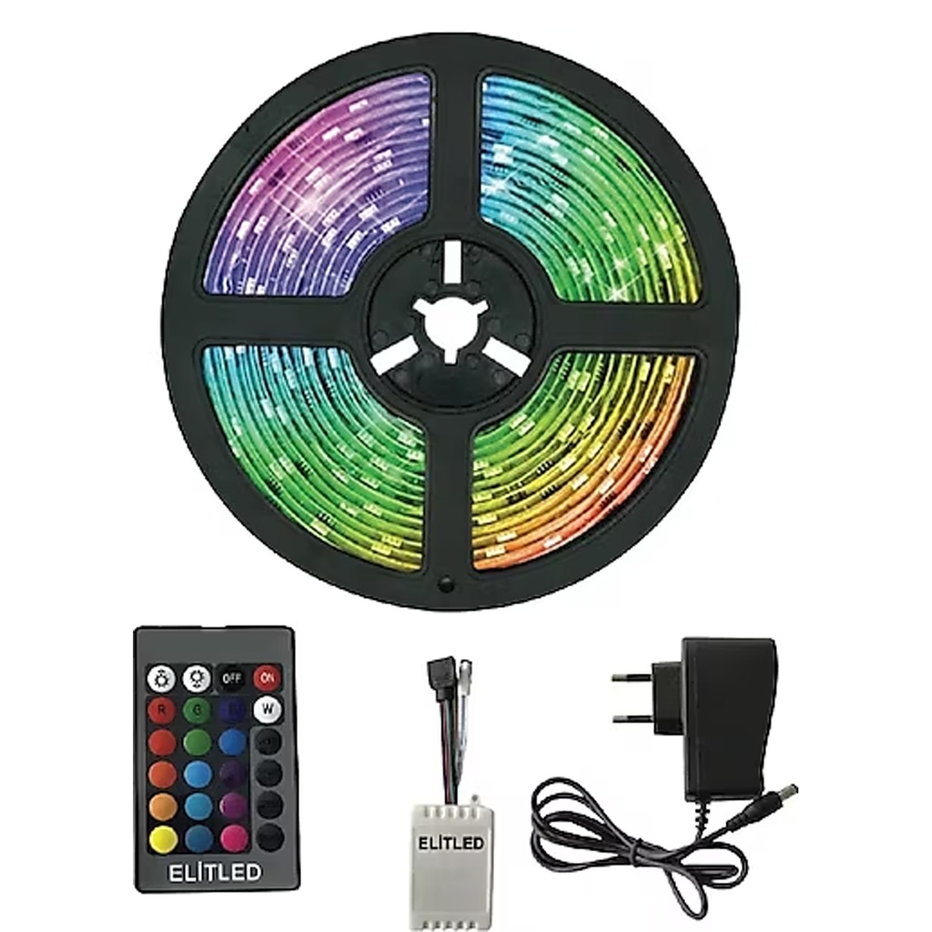 Şerit Led RGB Animasyonlu 5mt Elitled EL-07