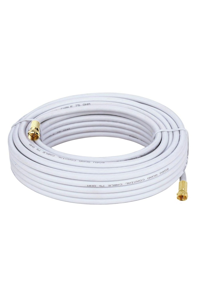 RG6 F Konnektörlü Hazır Anten Kablo 15mt Poke PK-5320