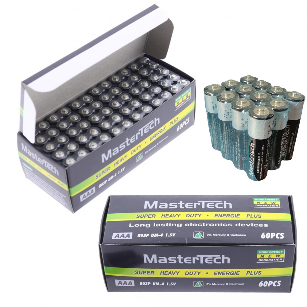 İnce Kalem Pil AAA 60 Adet Mastertech  R32