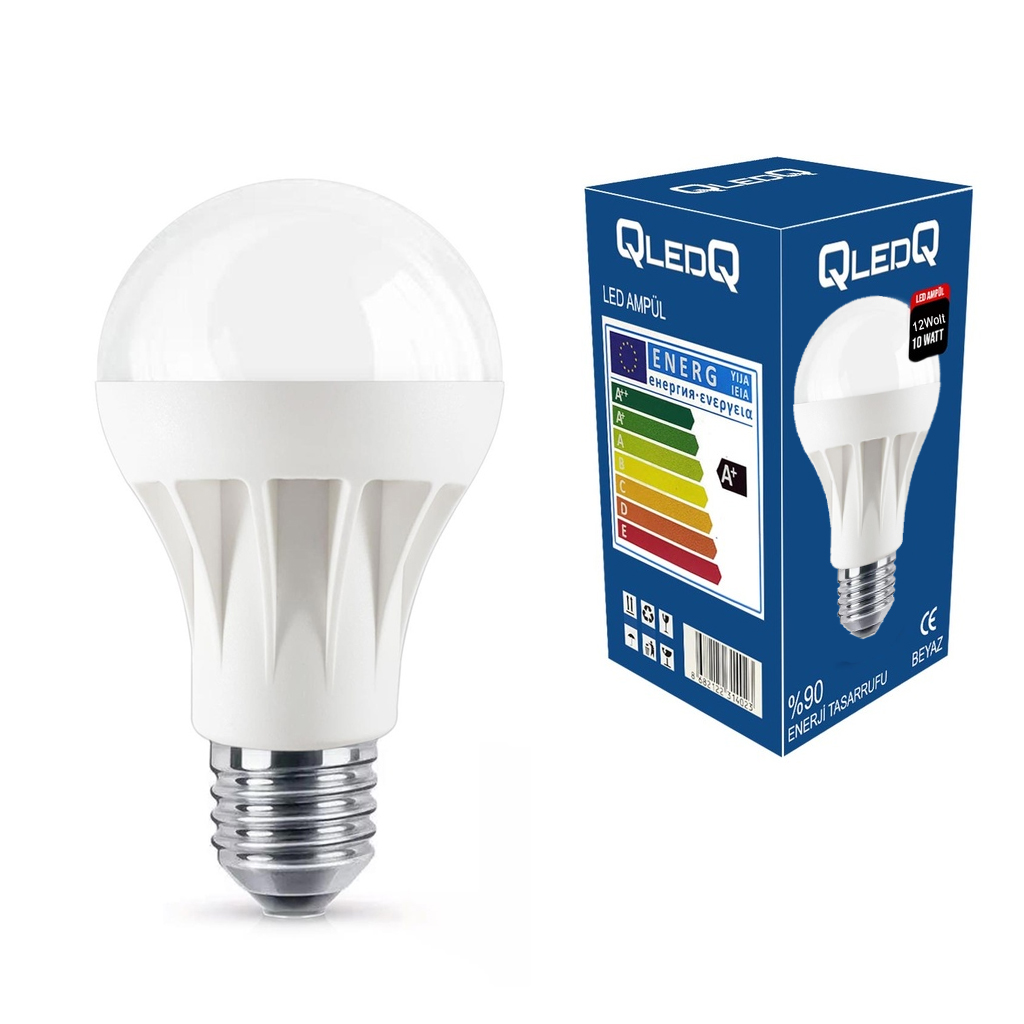 Solar Led Ampul 12v 10w E27 QleQ Ql-5383