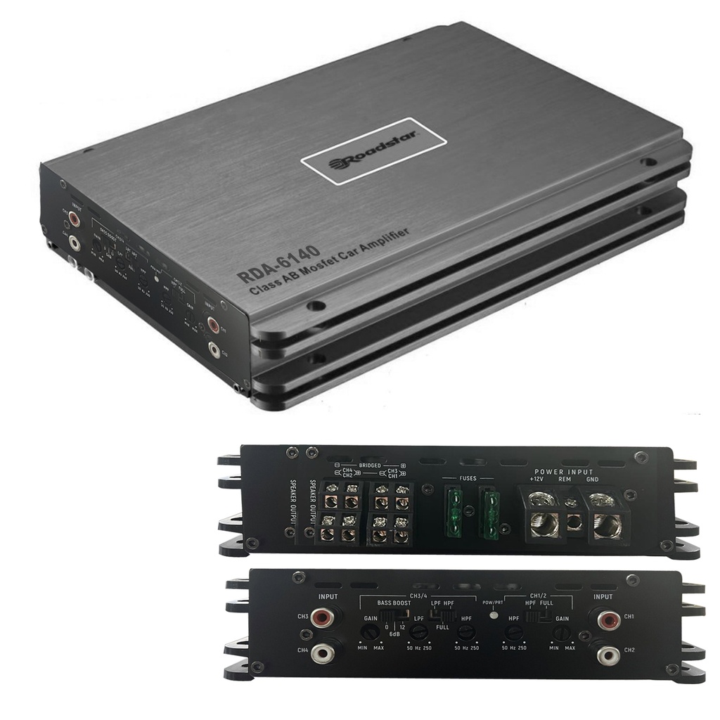 Oto Anfi 3000w 4 Kanal Roadstar RDA-6140