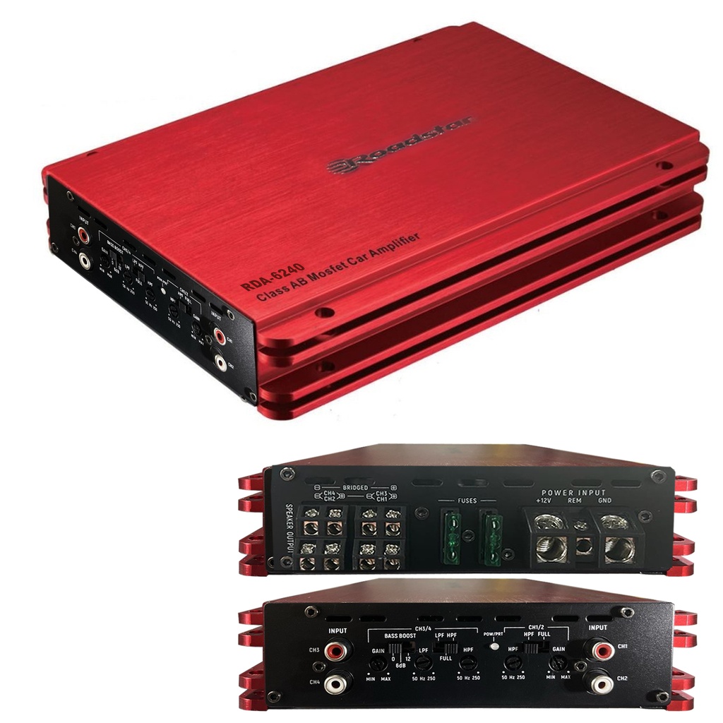 Oto Anfi 3000w 4 Kanal Roadstar RDA-6240