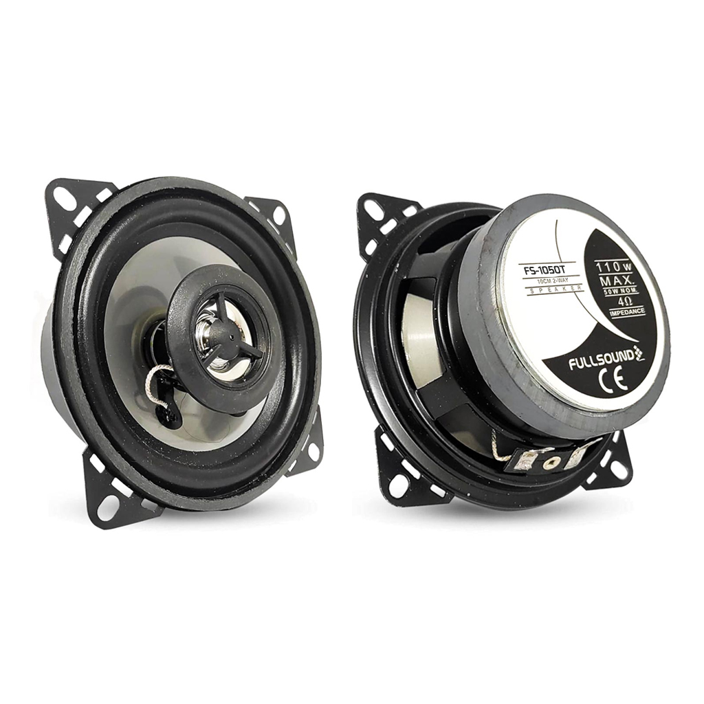 10cm Oto Hoparlör Koaksiyel 110w Tweeterli 1 Adet  Fullsound FS-1050T