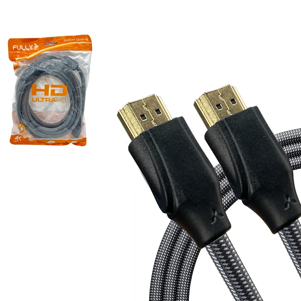 Hdmi Kablo Örgülü 3mt Ultra HD Fully G-507B