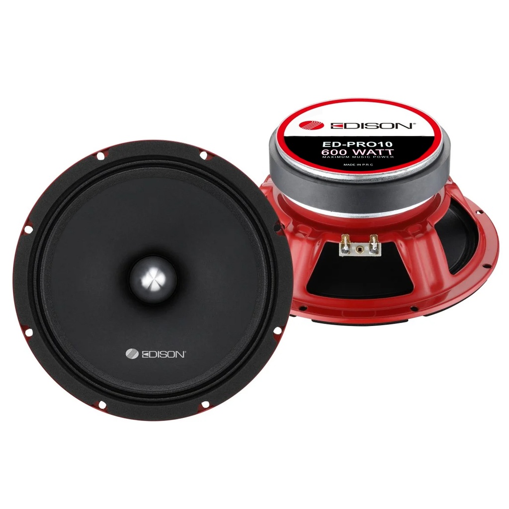 Oto midrange 600w 25cm 250rms Edison ED-PRO10  