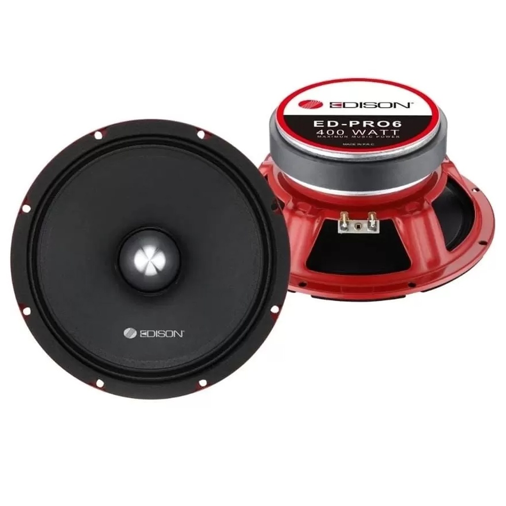 Oto Midrange 16cm 400w 2 Adet Edison ED-PRO6  