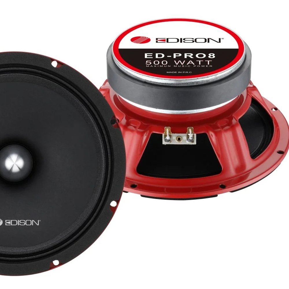 Oto Midrange 20cm 500W 2 Adet Edison ED-PRO8  R41