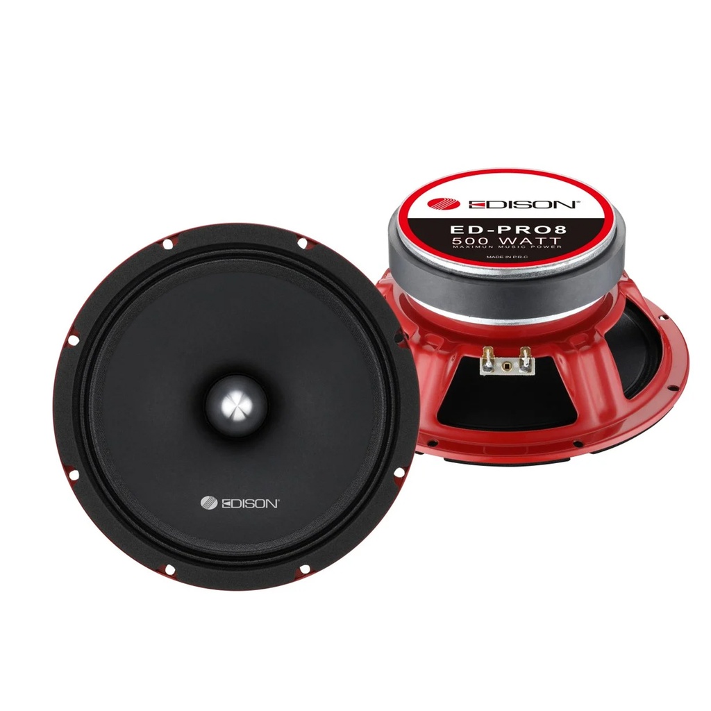 Oto Midrange 20cm 500W 2 Adet Edison ED-PRO8XL