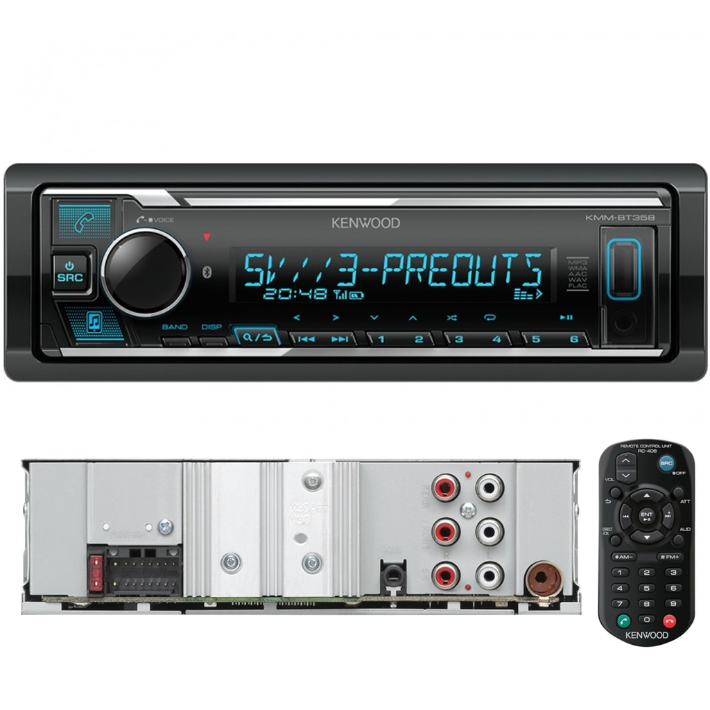 Oto Teyp 4x50w Bt Aux Fm Kenwood KMM-BT358 