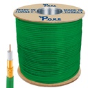64Tel Gold Anten Kablosu RG6/U6 1.02 Yeşil 300mt Poke PK-1365