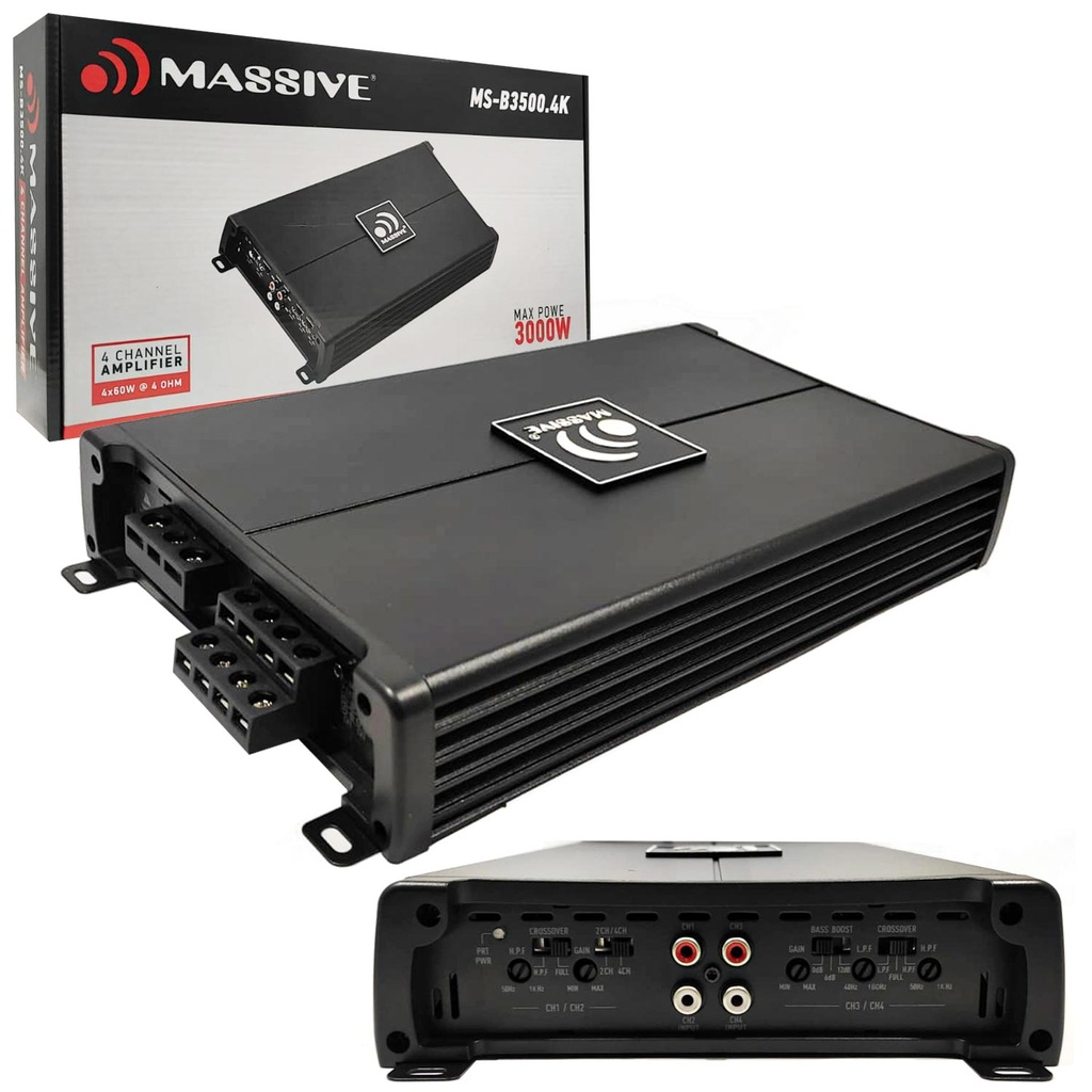 Oto Anfi 3000w 4 Kanal Massive MS-B3500.4k
