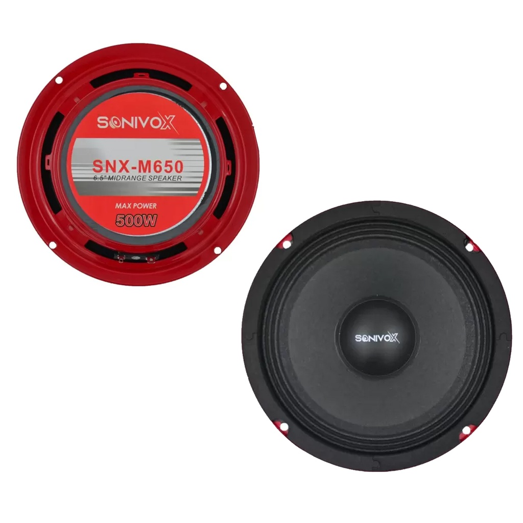 Oto Midrange 16cm 500w 2 Adet Sonivox SNX-M650 R2
