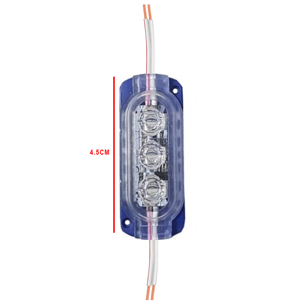 Çakar Modül Led 12v Animasyonlu 3 Ledli Mavi Poke PK-5568