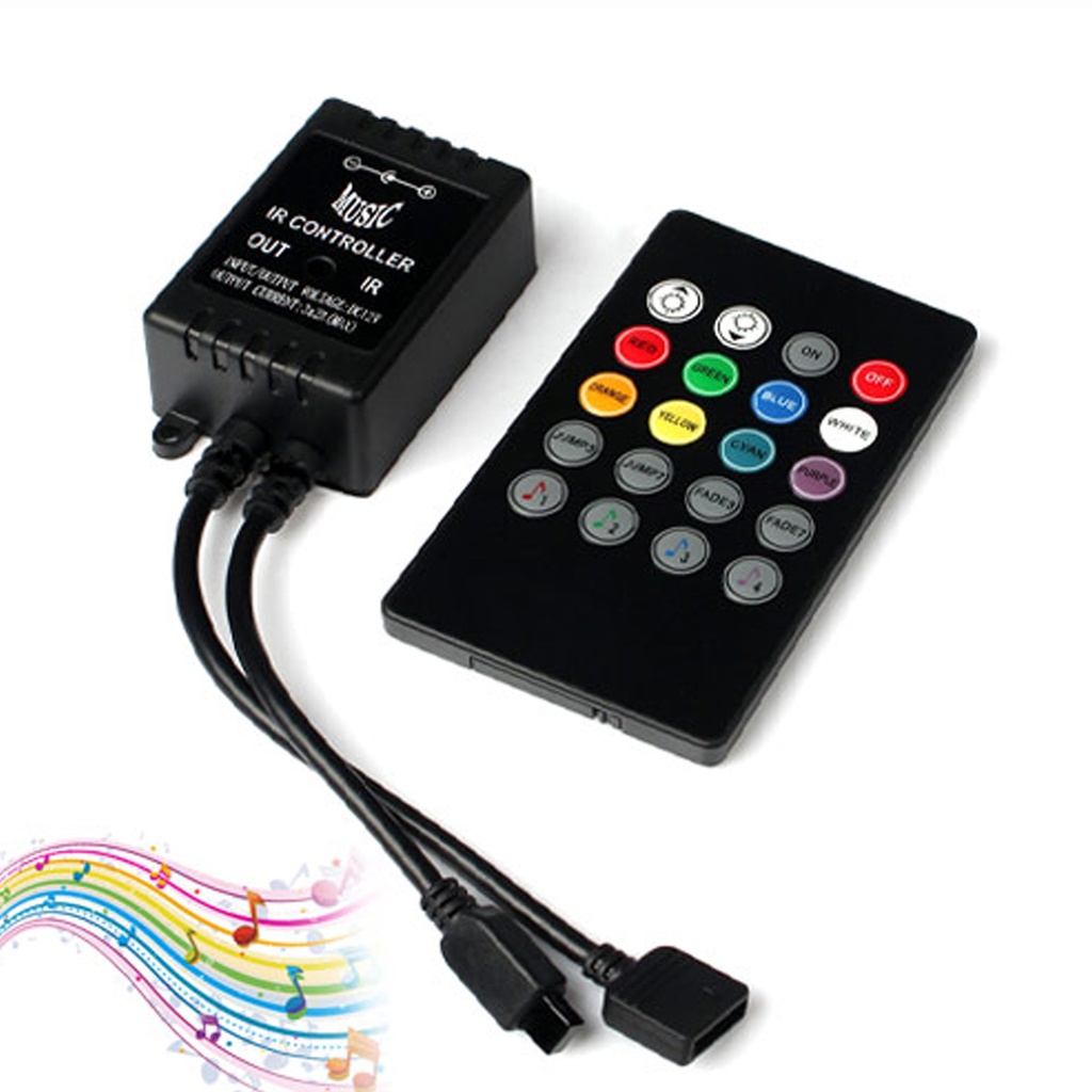 Sese Duyarlı Rgb Led Modül Kumandaaı Poke PK-5572 R6