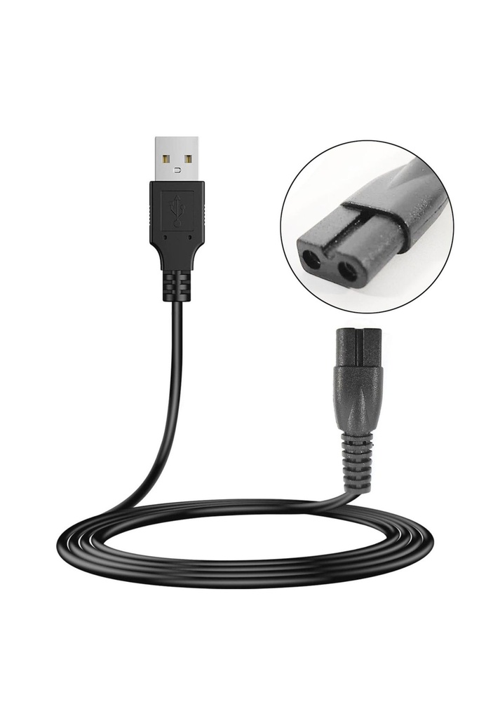 Tıraş Kablosu Usb 1mt Siyah No7 Fully G-5354  R28