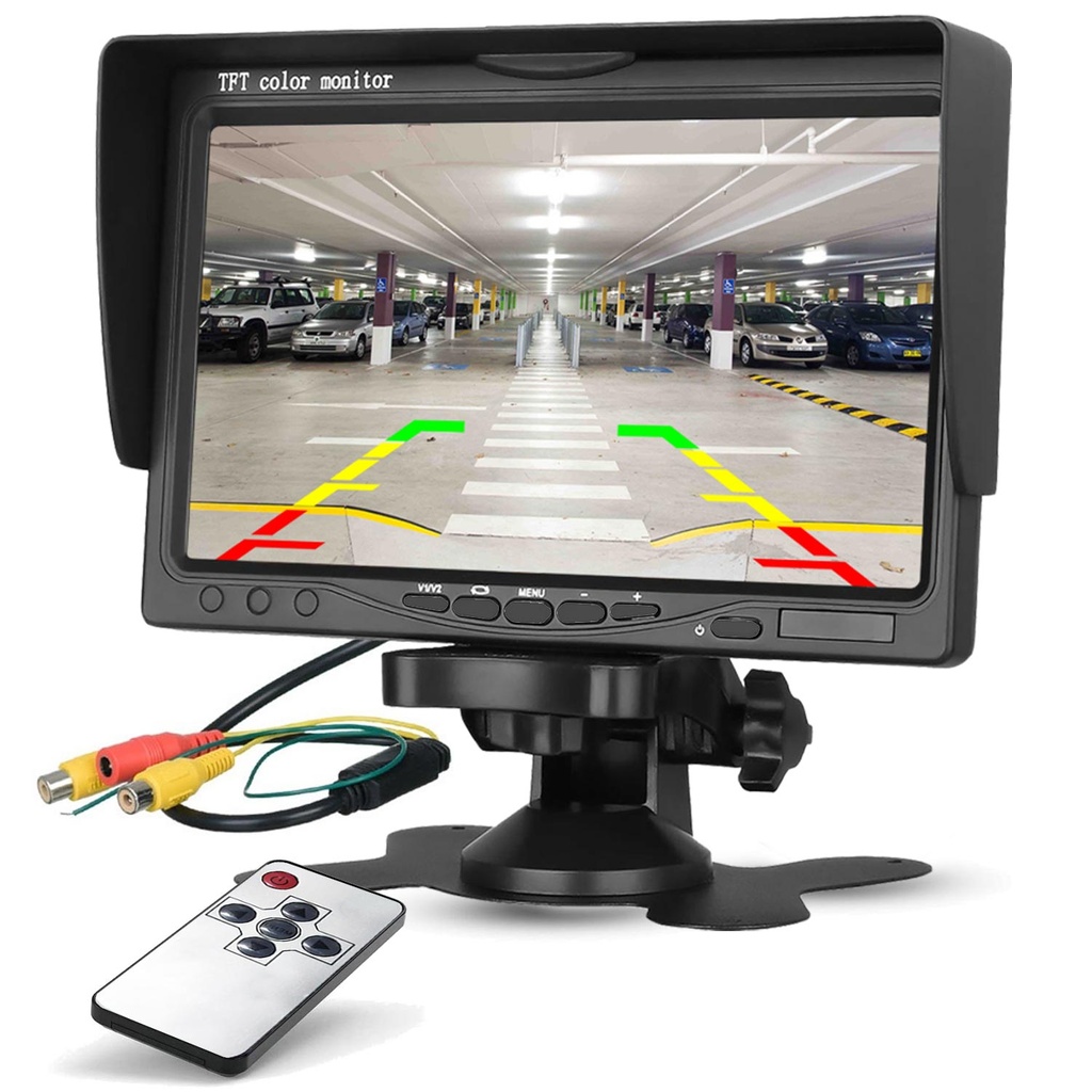 7'' Lcd Araç Monitörü Çift Kamera Girişi Twogo WO-1700