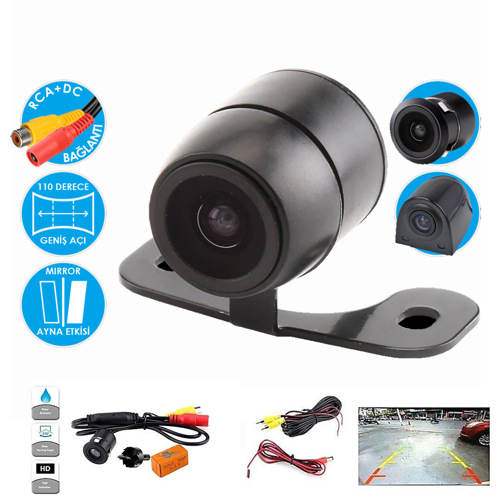 Araç Geri Görüş Kamerası Full HD Twogo GO-1155