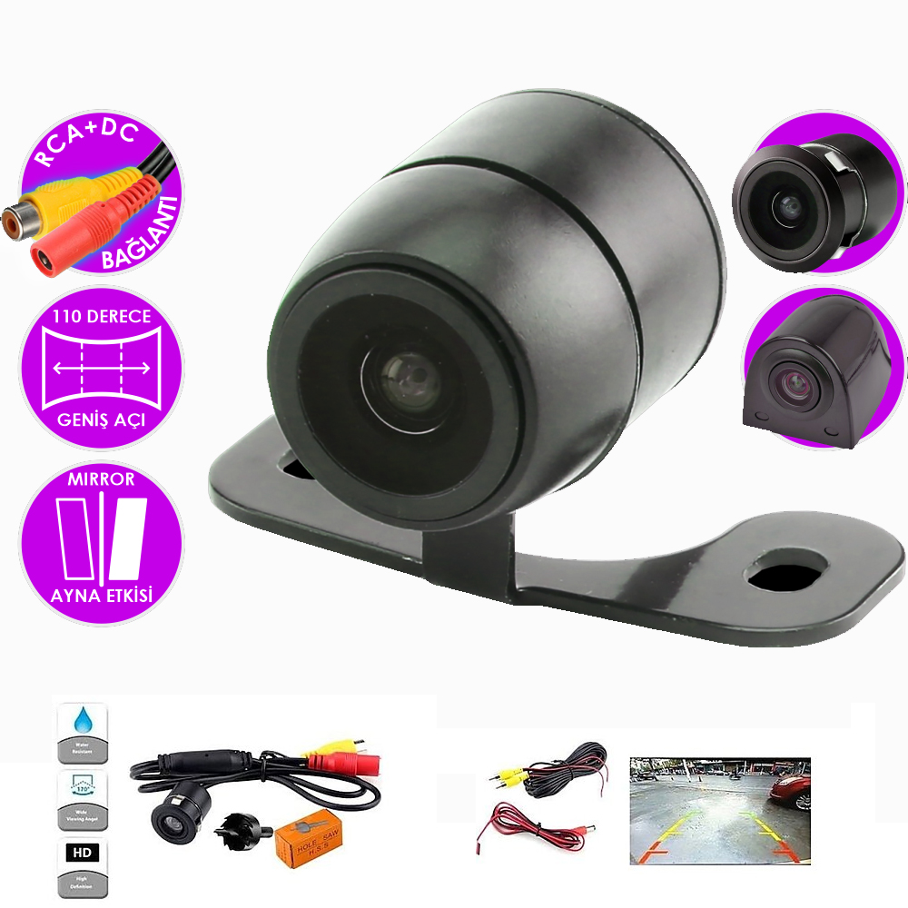 Araç Geri Görüş Kamerası Full HD Rose GK-01