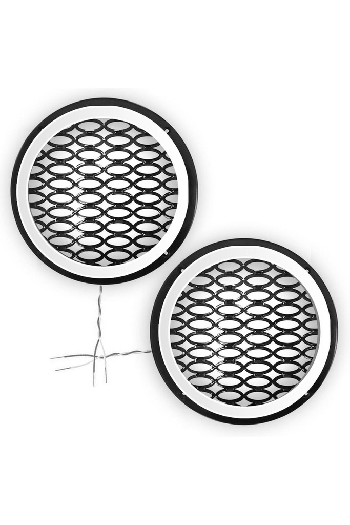 Ledli Hoparlör Kapak 16cm 2 Adet Pk-5050