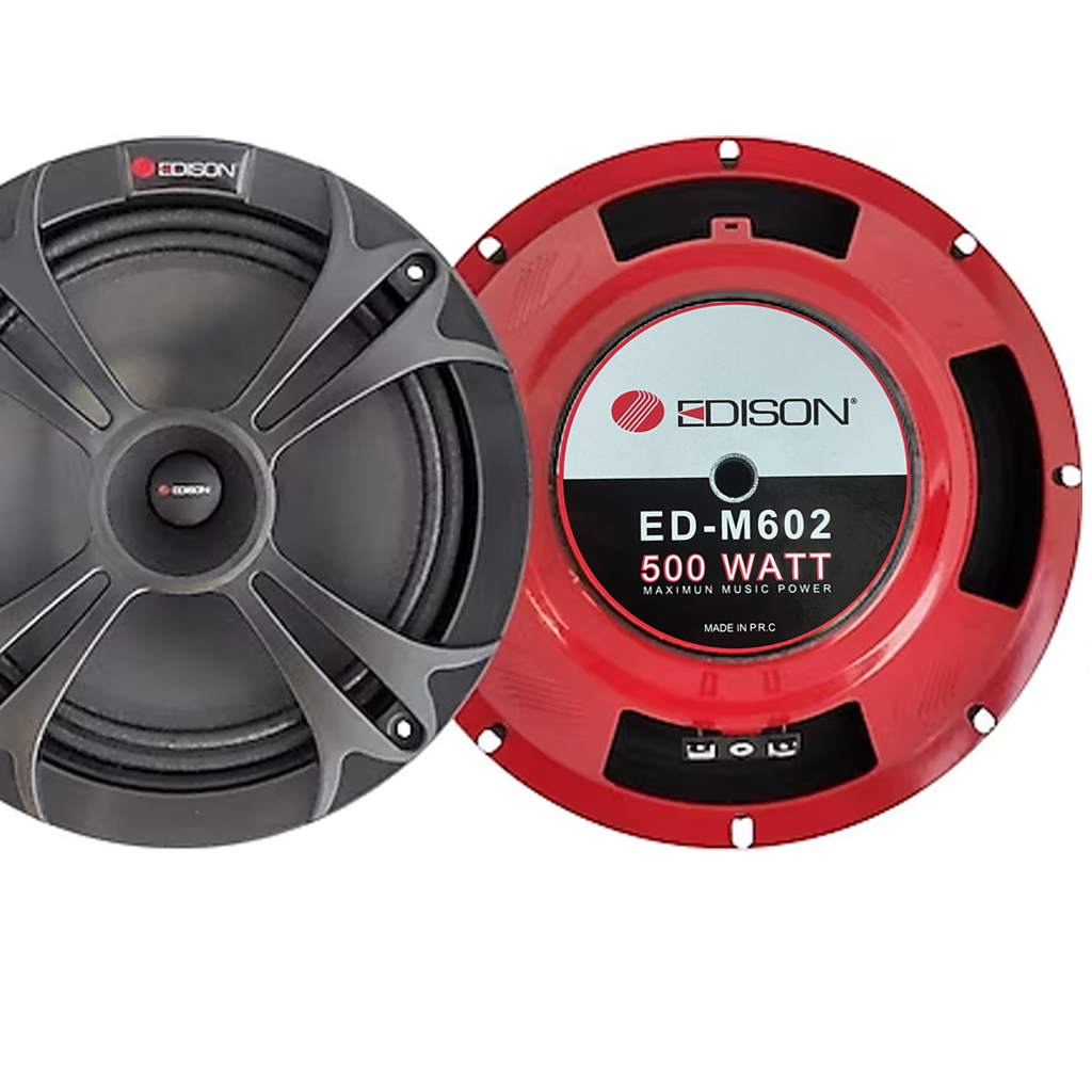 Oto Midrange 16cm 500w 120rms 2 Adet Edison ED-M602  