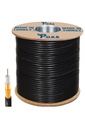 64Tel Gold Anten Kablosu RG6/U6 1.02 Siyah 300mt Poke PK-1374