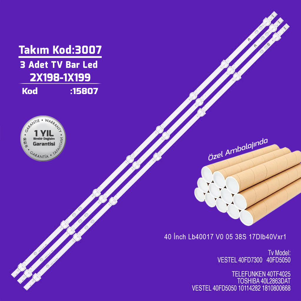 40'' Lb40017 V0 05 38S 17Dlb40Vxr1 3adet Bar Led