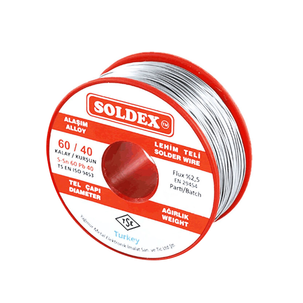 Lehim 200gr 0.75mm 60/40 Soldex
