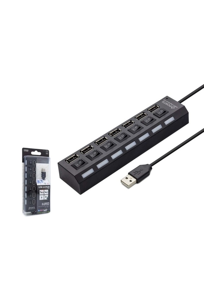 Usb Çoklayıcı 7 li Anahtarlı Hadron HDX-7001  R22