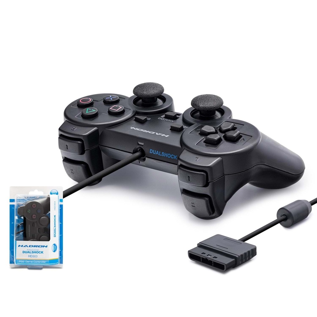 Oyun Kolu Gamepad Kablolu Ps2 Ti̇treşi̇mli̇ Hadron HD-303