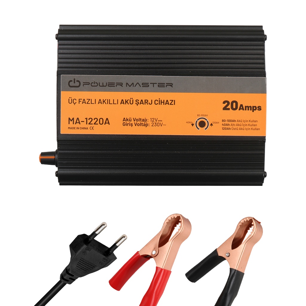 Akıllı Akü Şarj Cihazı 12V 20A MA-1220A