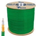 Anten Kablosu RG6/U4 1.02 80Tel Yeşil 300mt Poke PK-1049