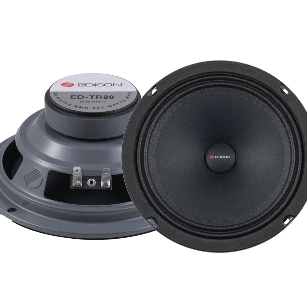 Oto Hoparlör Midrange 20cm 500w 2 Adet Edison ED-TR80