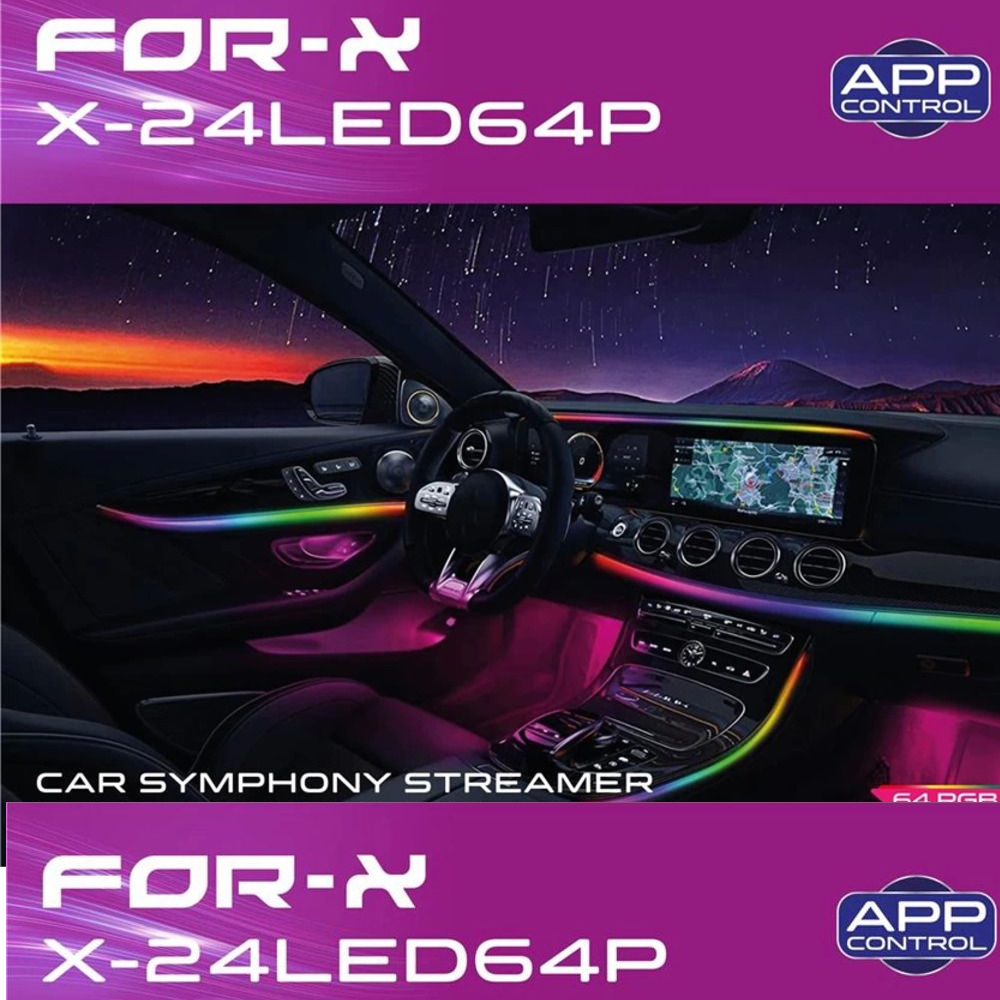 Ambians Led App Kontrol Rgb 64renk Sese Duyarlı For-X X-24LED64P  R41