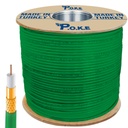 Anten Kablosu RG6/U4 1.02 80Tel Yeşil 500mt Poke PK-1050