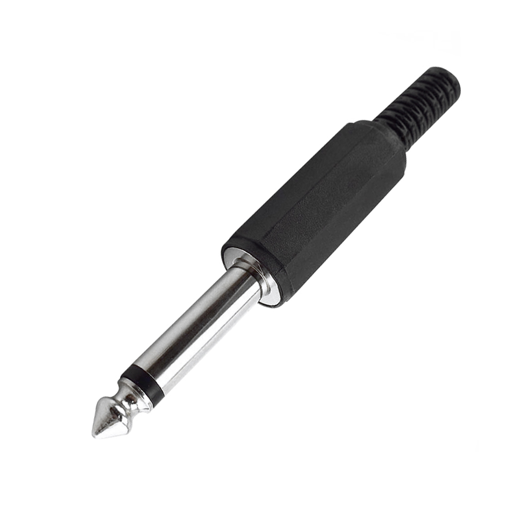 6.3mm Mono Gitar Jack Plastik PK-5839 R16